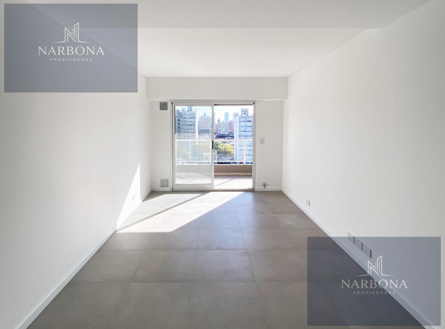 VENTA DEPARTAMENTO A ESTRENAR 2 DORMITORIOS CON BALCÓN AL FRENTE EN BARRIO LOURDES.