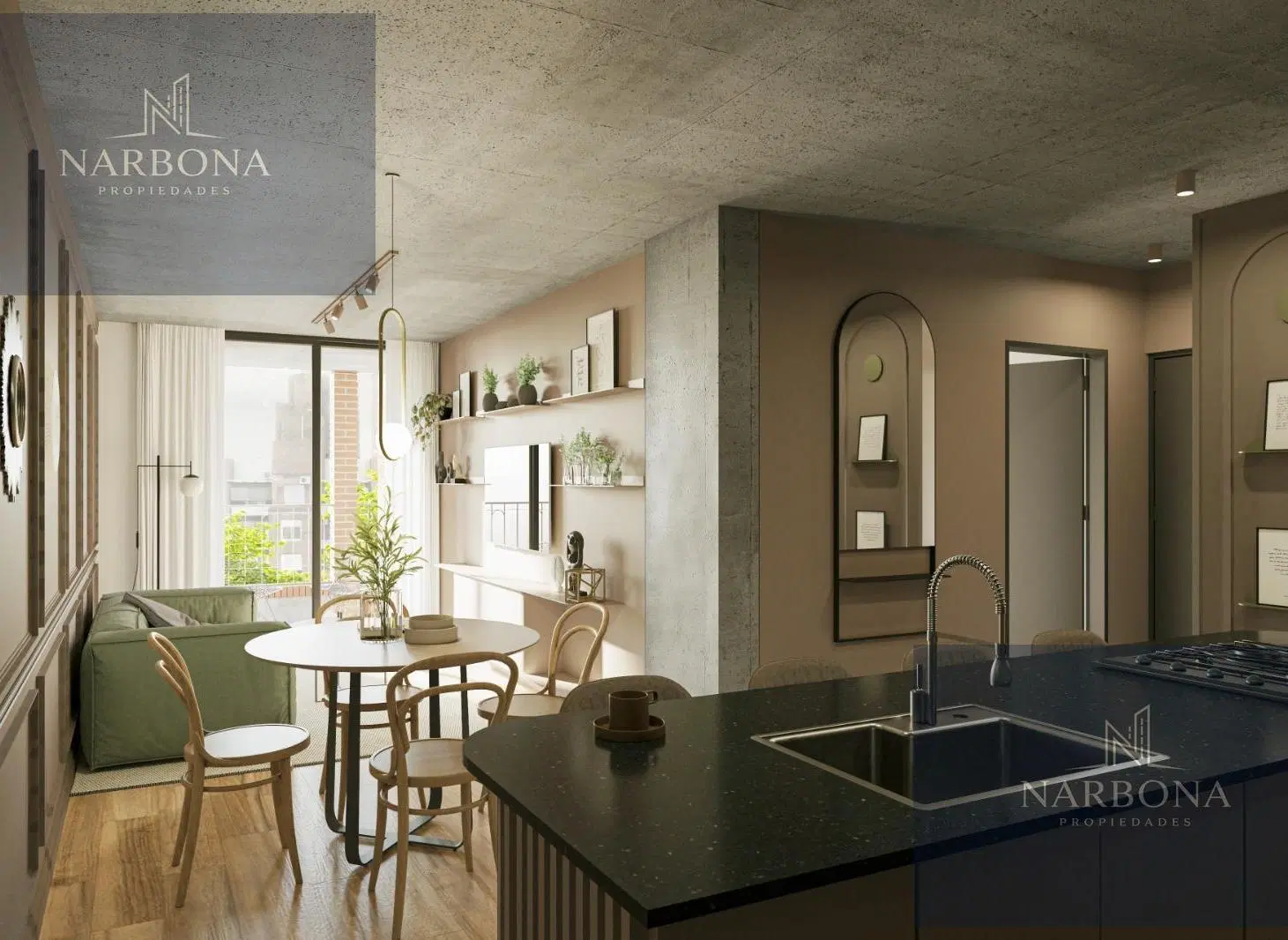 VENTA DEPARTAMENTO A ESTRENAR 1 DORMITORIO AL CONTRAFRENTE. MAYO 2027 2