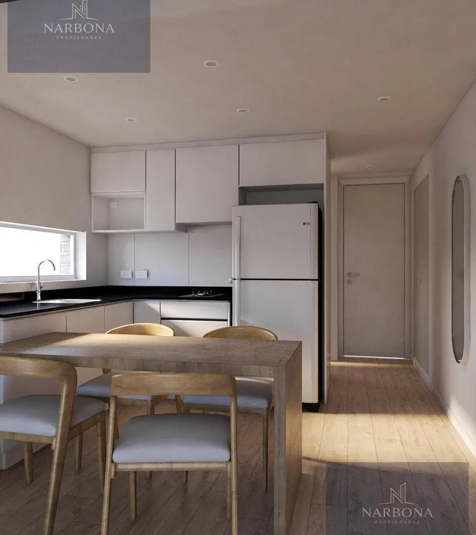 VENTA DEPARTAMENTO A ESTRENAR 1 DORMITORIO CON BALCÓN AL FRENTE EN BARRIO LOURDES. 8