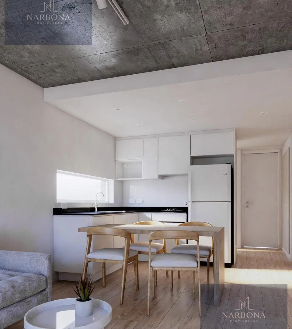 VENTA DEPARTAMENTO A ESTRENAR 1 DORMITORIO CON PATIO EXCLUSIVO EN BARRIO LOURDES. 60M2 TOTALES. 2028 5