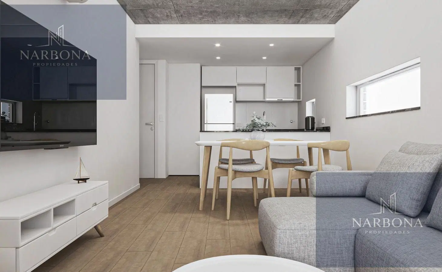 VENTA DEPARTAMENTO A ESTRENAR 1 DORMITORIO CON BALCÓN AL FRENTE EN BARRIO LOURDES. 3
