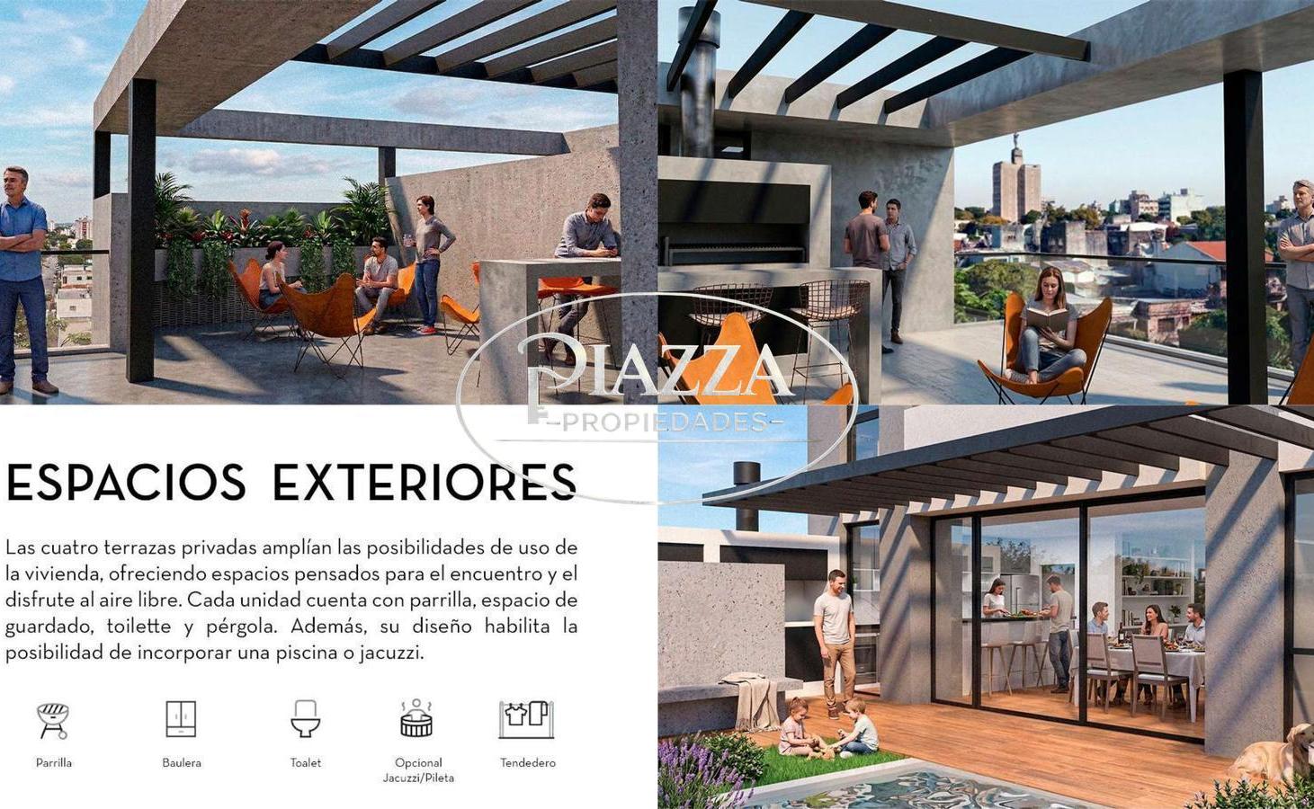 Foto de Patio Diagonal – Deptos 2 dorm - Terraza privada y parrilla – Desde USD, imagen 4