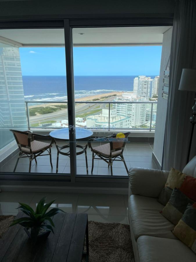 Apartamento en Alquiler de 2 dormitorios en Punta del este , Playa Brava , Edificio Wind