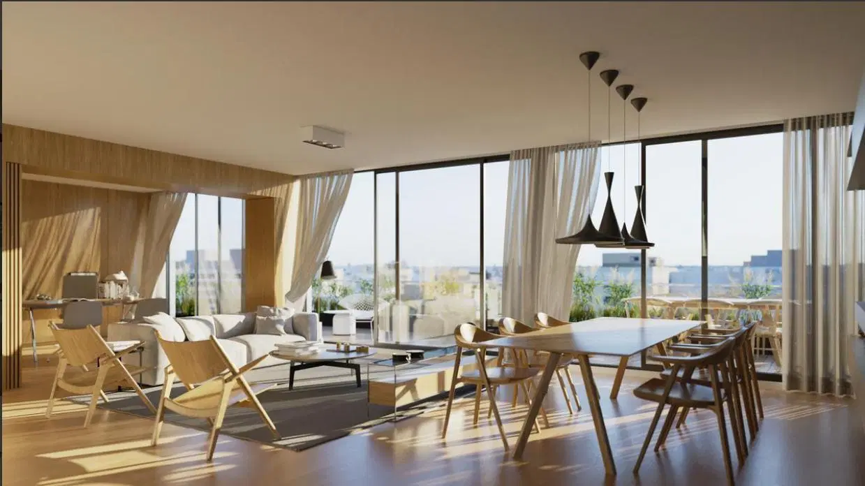 3 ambientes en construcción premium en Belgrano 2