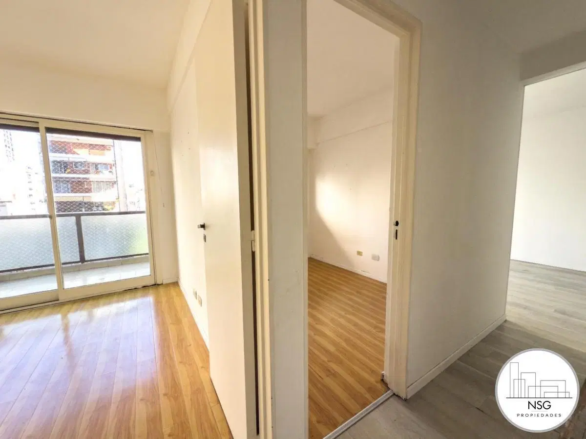 3 Ambientes Reciclado con Amplio Balcón Corrido y Seguridad 24 hs 2
