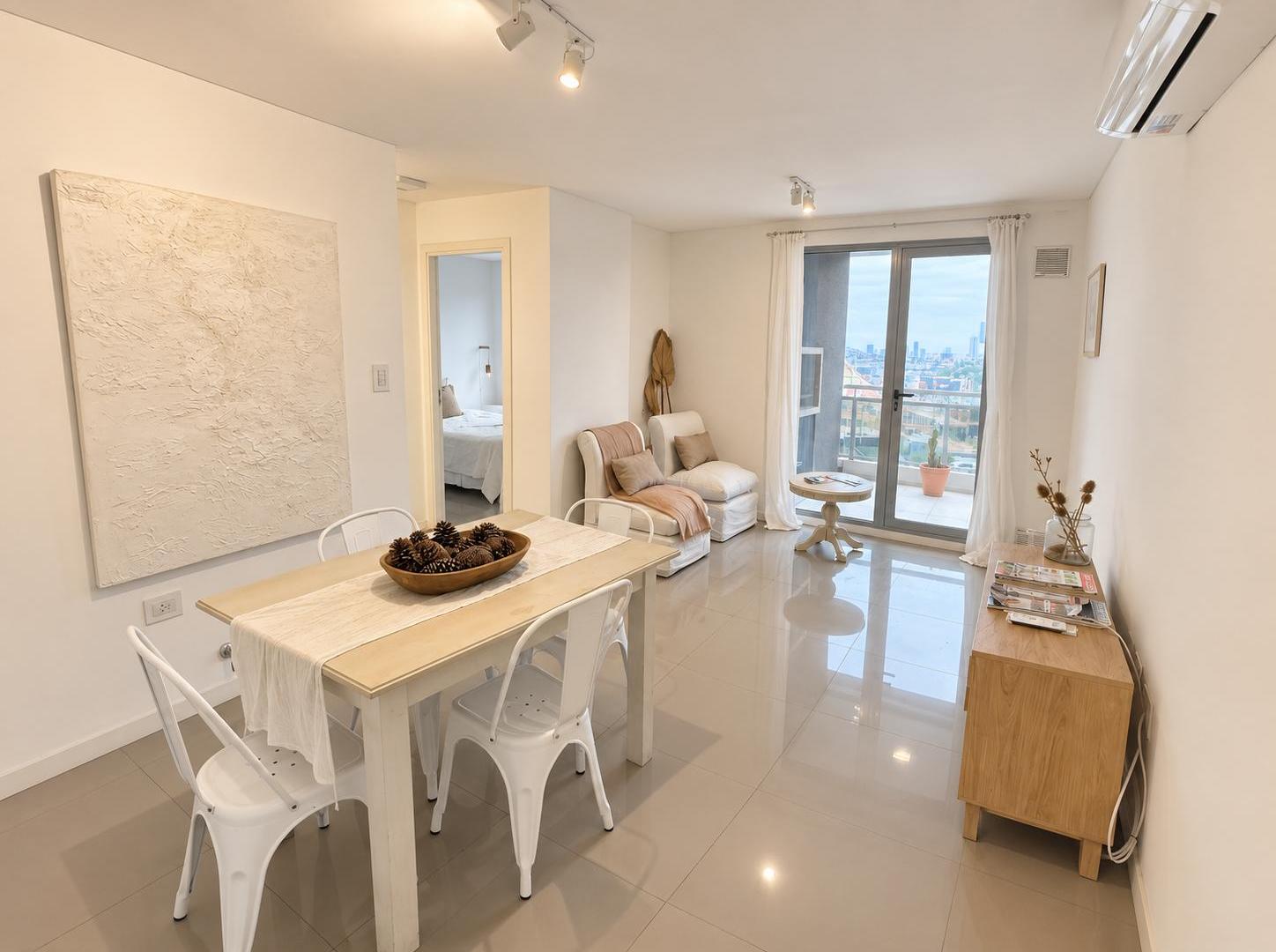 ALQUILER - DPTO AMOBLADO CON COCHERA - CIUDAD GAMA 1 DORM