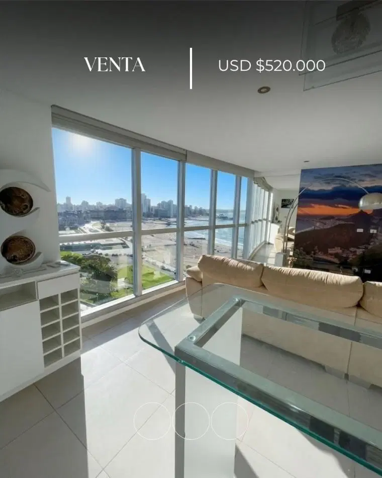 En venta! Semipiso 4 ambientes con doble cochera Guemes y la costa 1
