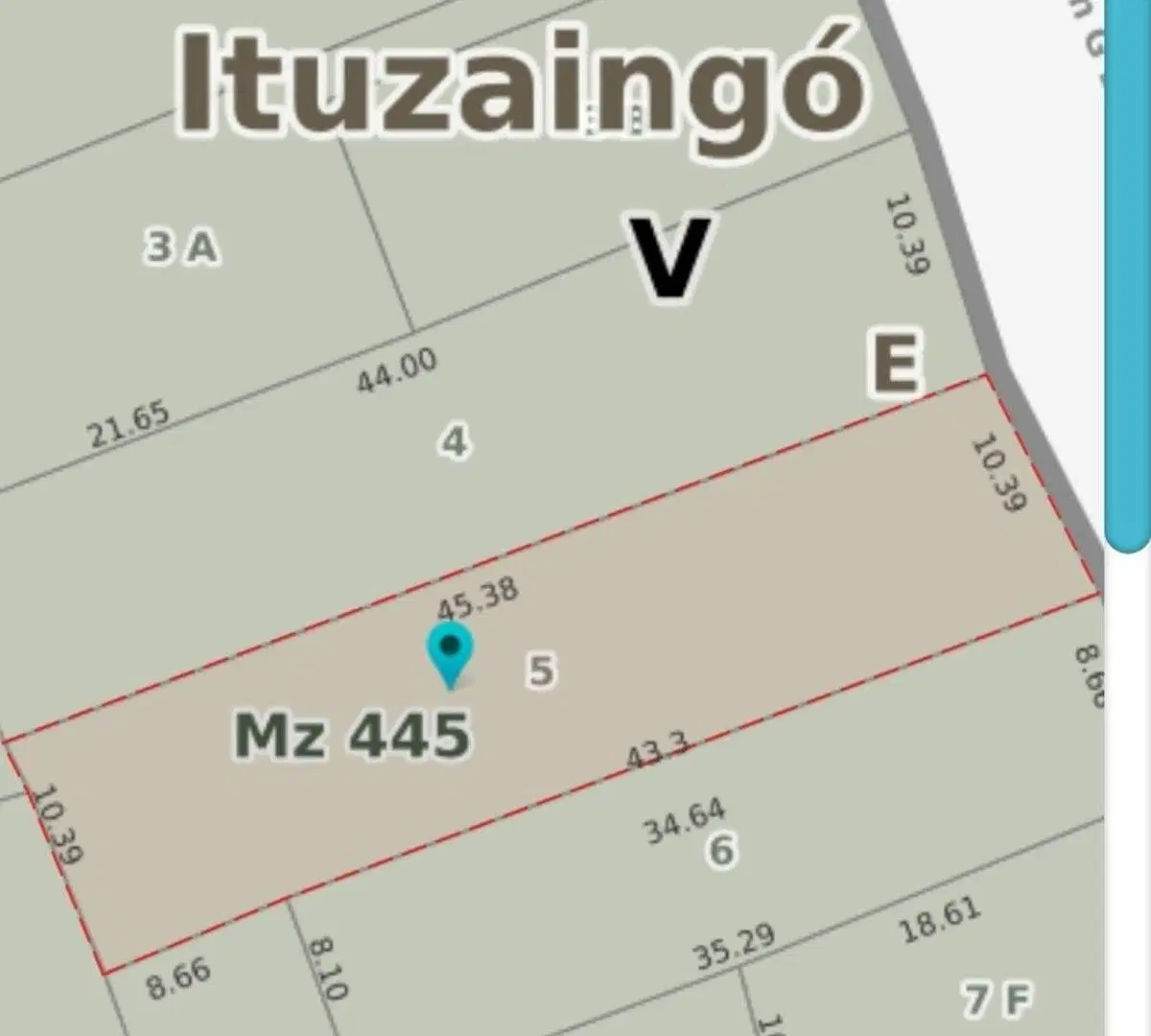 Lote venta Ituzaingo Norte 4