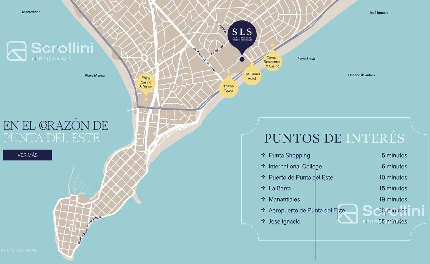 Departamento en Playa Brava 1