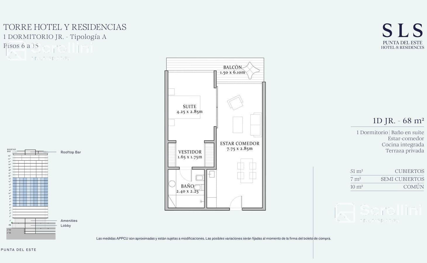 Departamento en Playa Brava