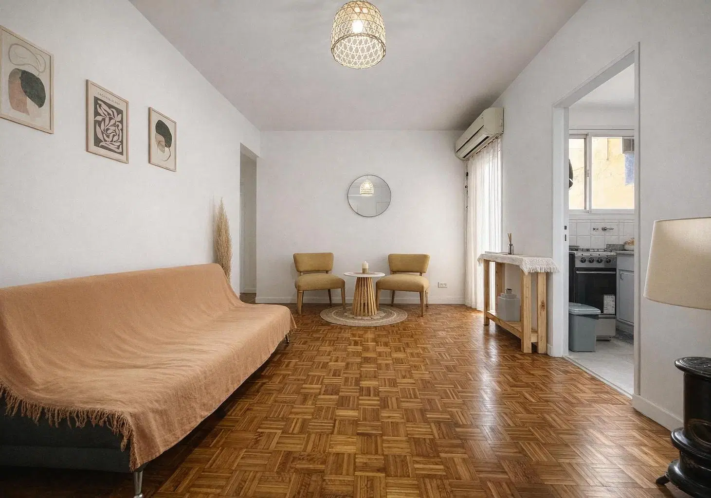 Departamento de 45 m2 con 1 dormitorio en alquiler en Palermo Chico 2