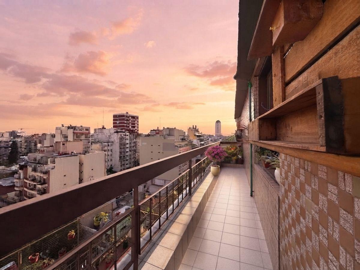 Foto de Departamento en piso alto, 3 ambientes, balcón en L y vistas a la, imagen 1
