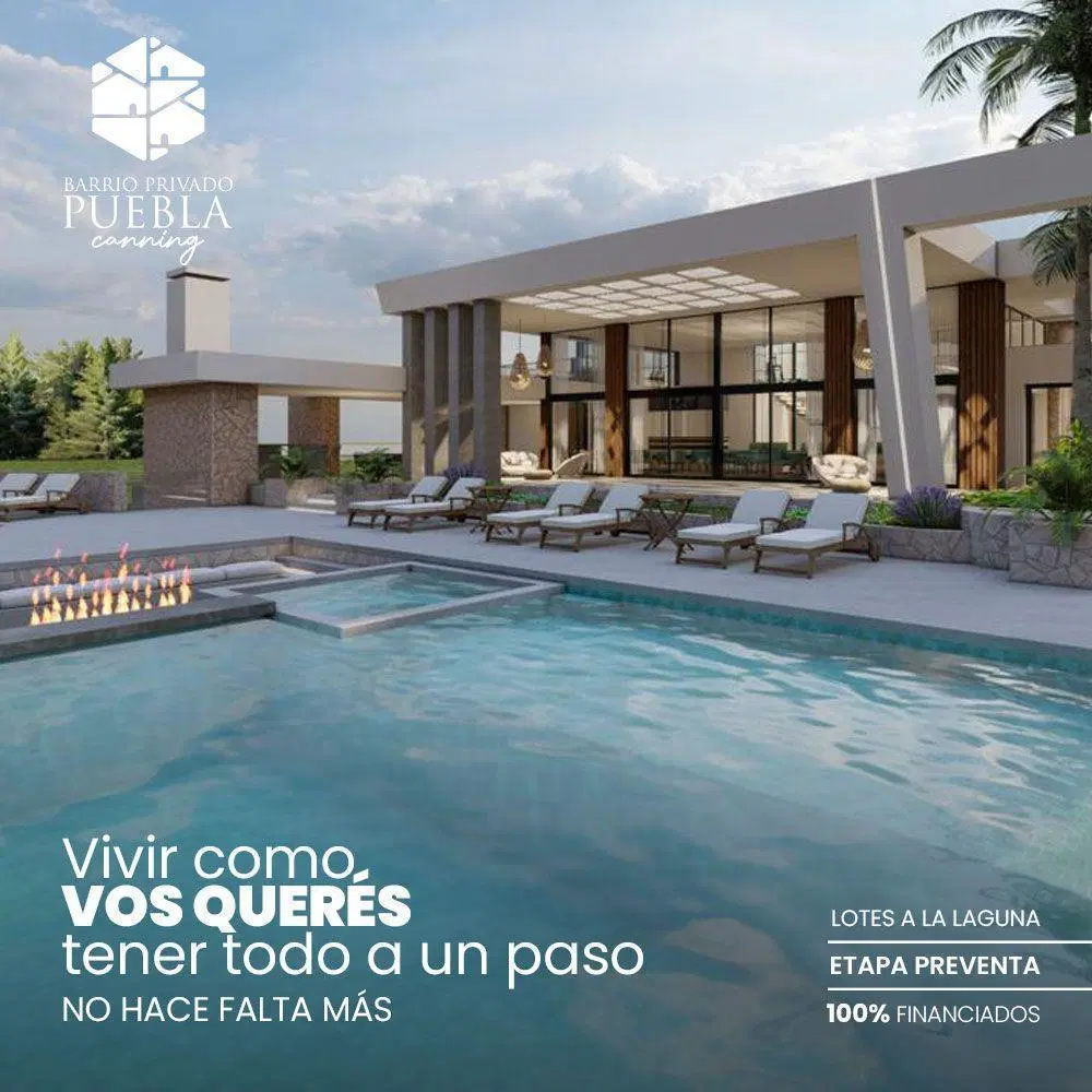 Terreno en Puebla Canning Barrio Privado 5