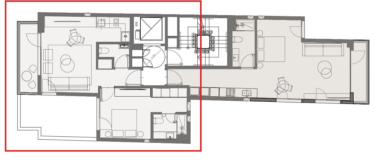 Departamento 2 Amb Premium con Balcón | Palermo Chico | NIU Pereyra Lucena