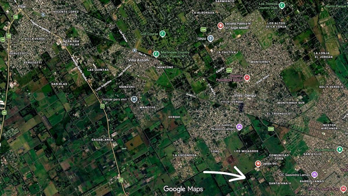 Foto de Fracción de campo lote de 22 hectáreas en Derqui Cuartel V Pilar, imagen 3