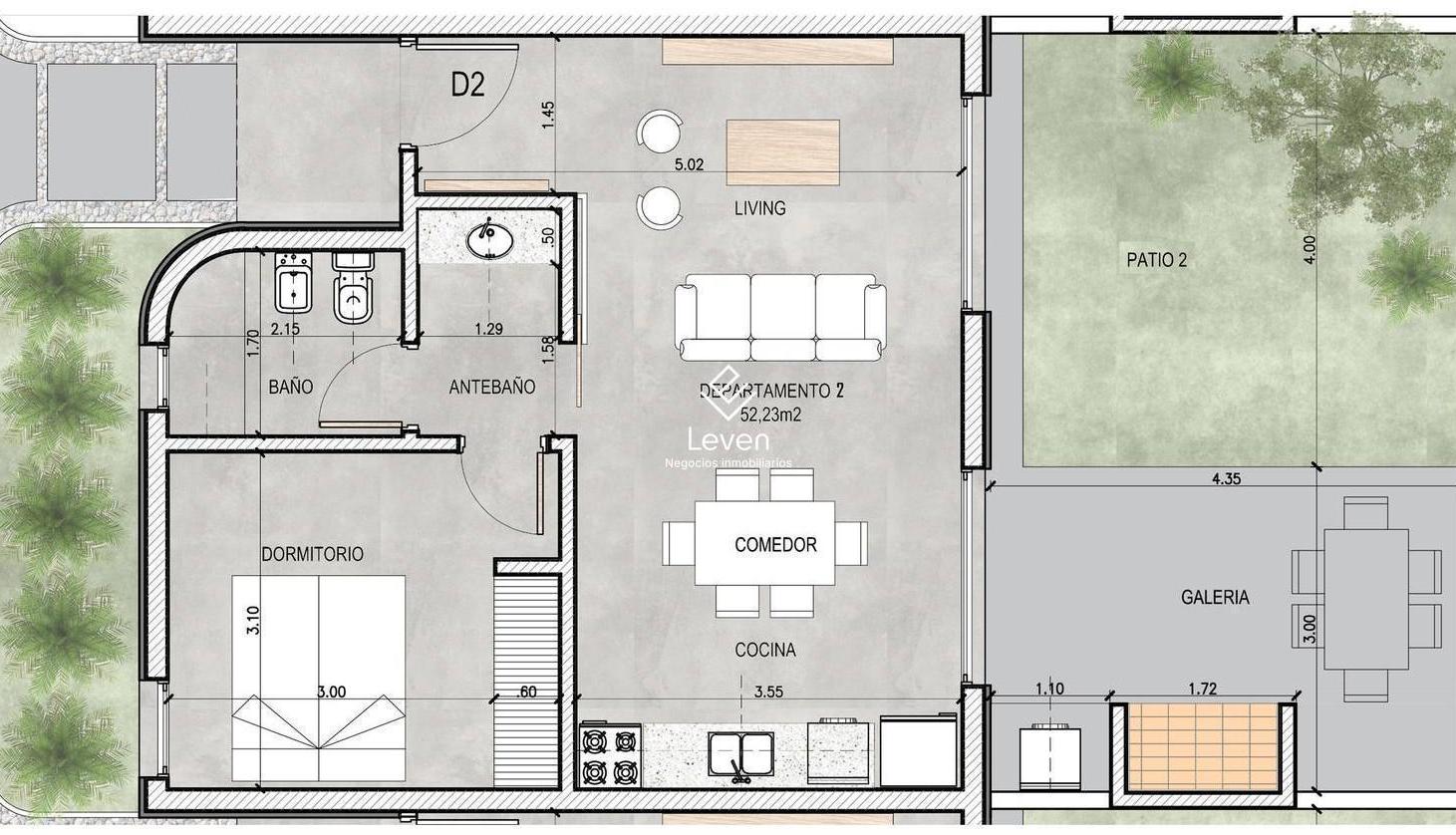 Foto de Duplex 1 dormitorio en Docta Parque a estrenar, imagen 5
