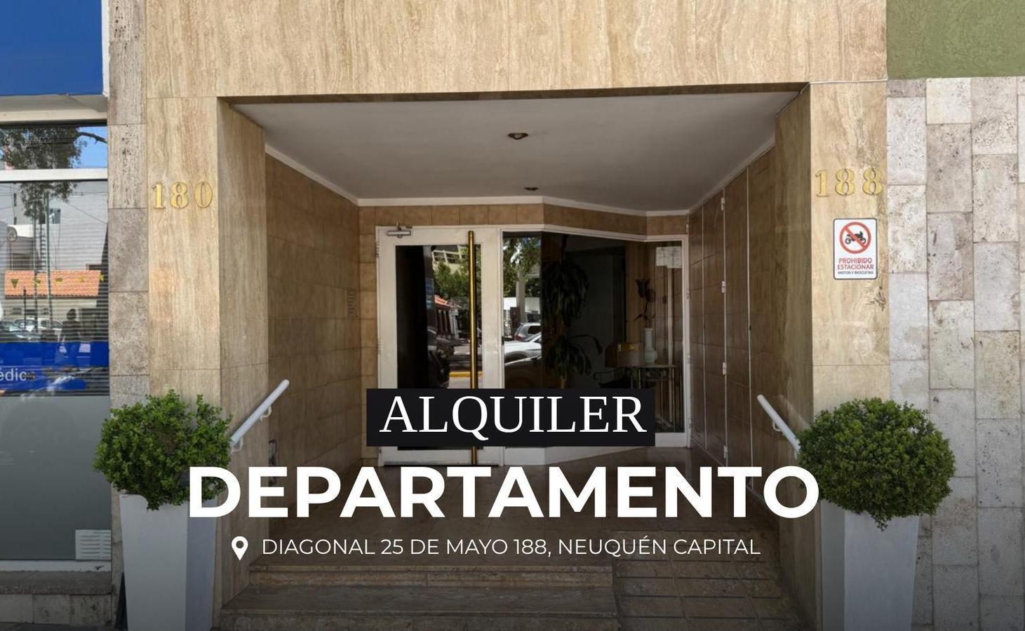 Departamento en Alquiler Diagonal 25 de Mayo 188, Centro, Neuquén Capital