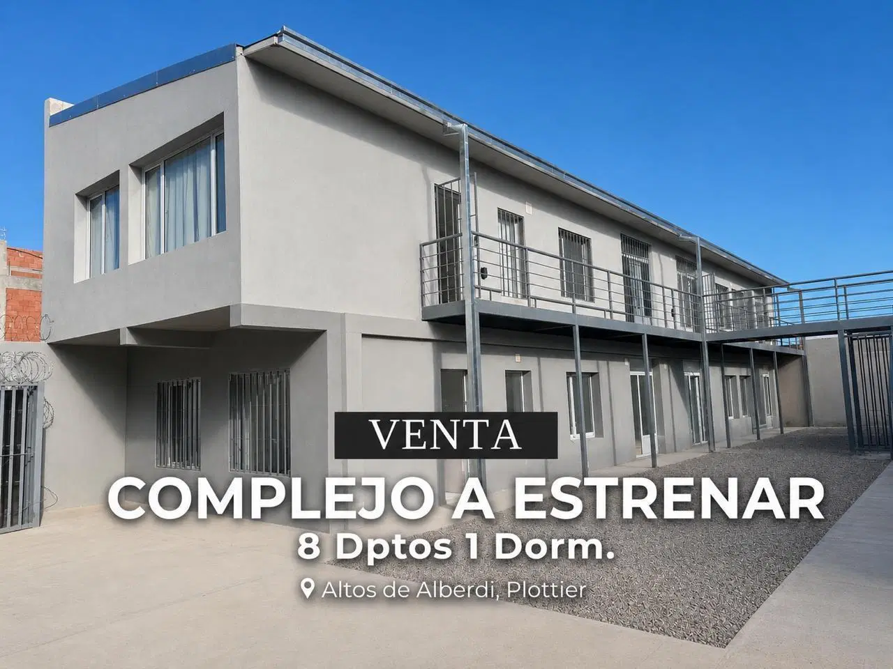 Complejo a Estrenar 8 Dptos. 1 Dorm. Altos de Alberdi, Plottier 3