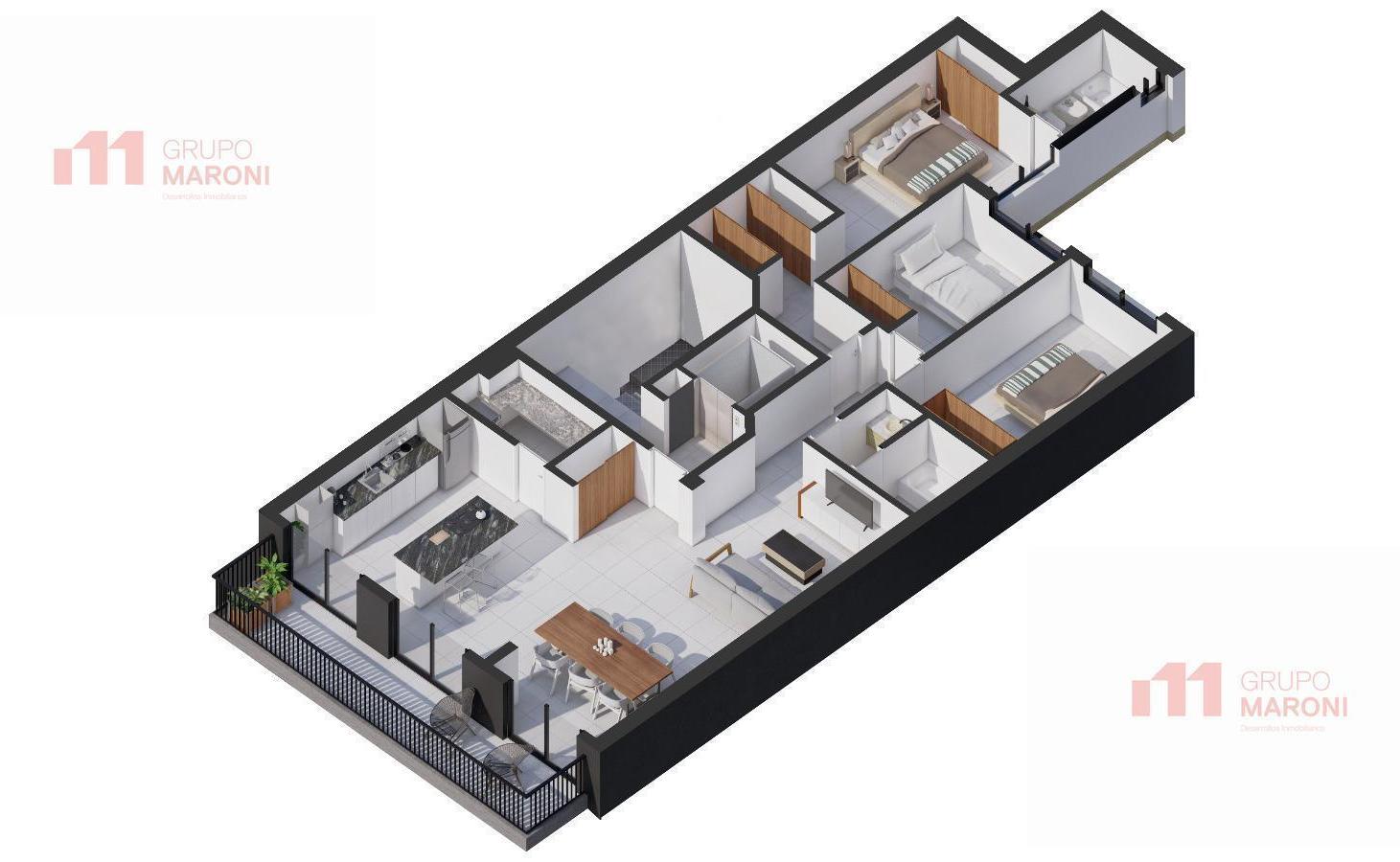 Foto de Venta departamento de un dormitorio al frente, Abasto, Rosario, imagen 4
