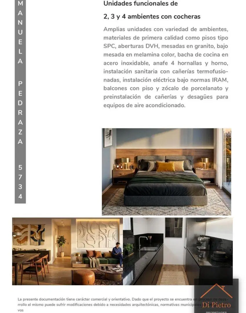 UNIDADES EN PRE-VENTA DESDE USD 2100 x m2 EN VILLA URQUIZA 3
