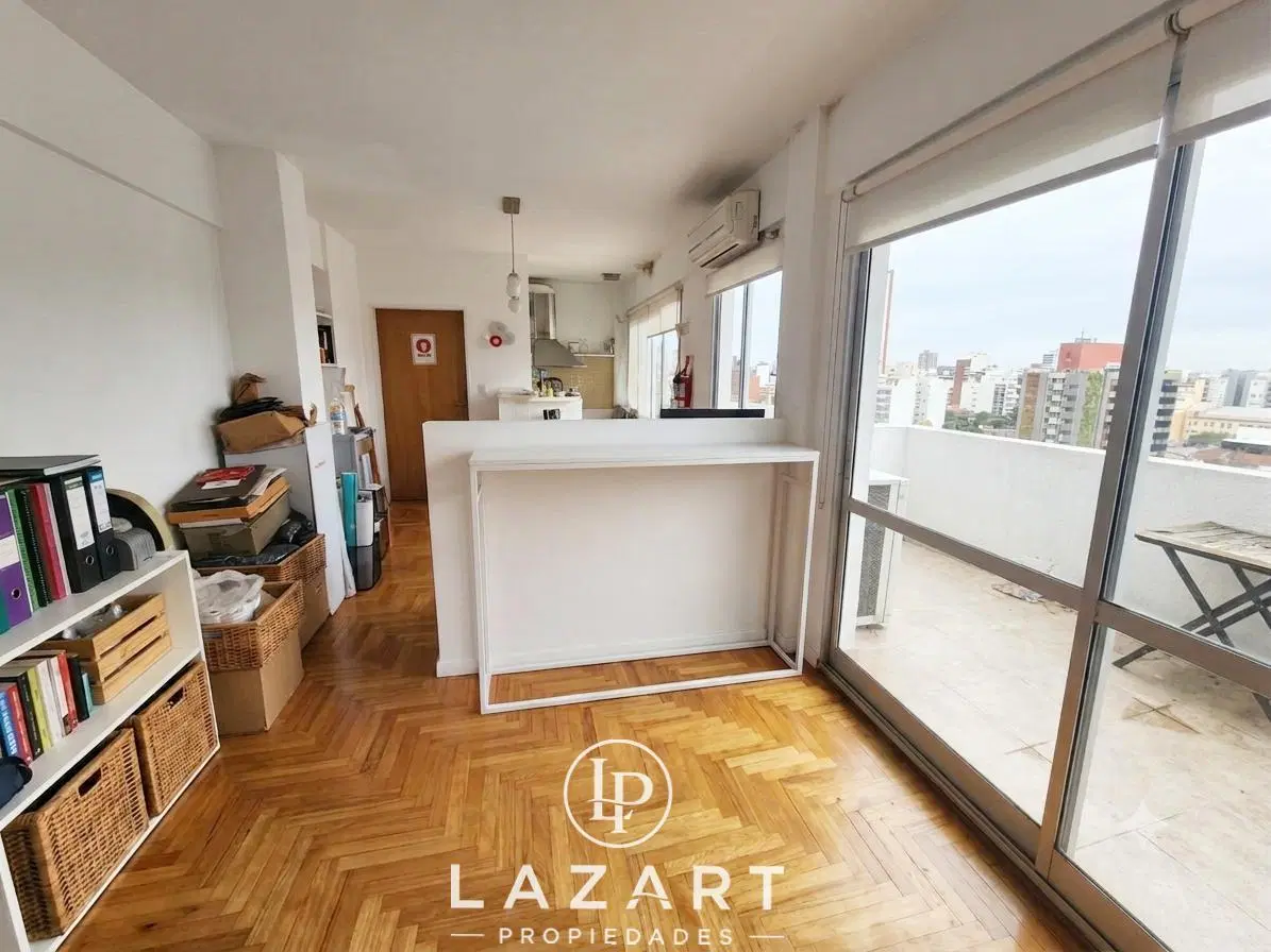 Oficina comercial con espectacular terraza propia! piso alto excelente luz 3