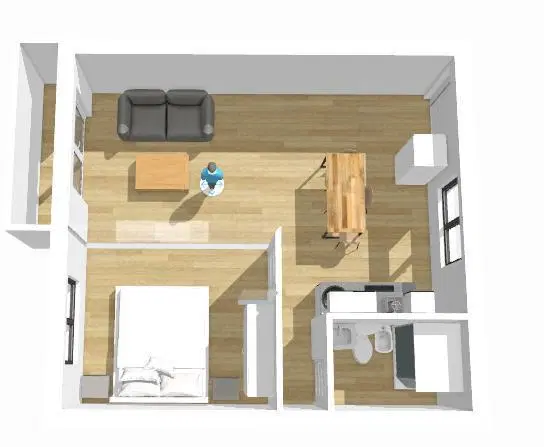 Departamento de dos ambientes en pleno centro 1