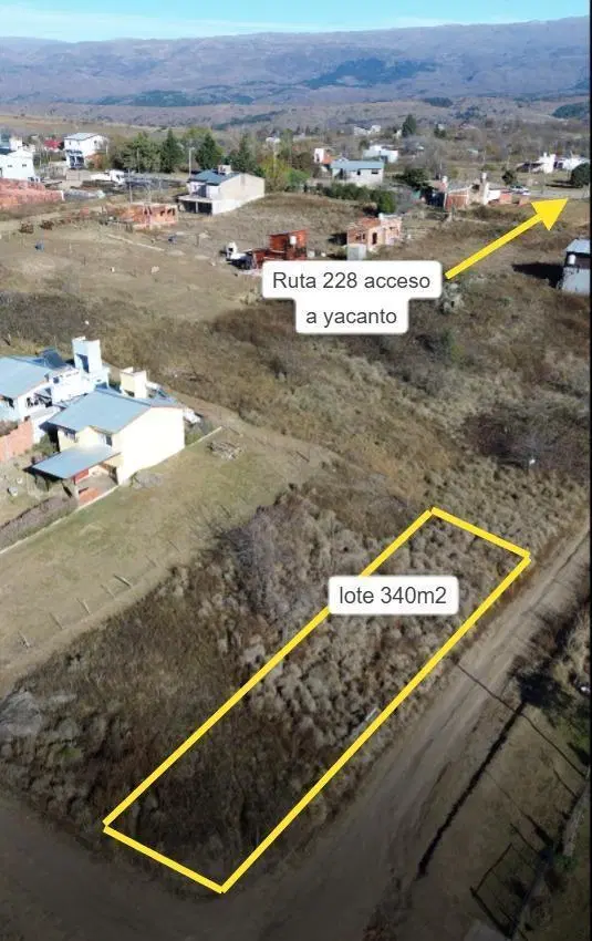 Terreno en Yacanto Calamuchita 1