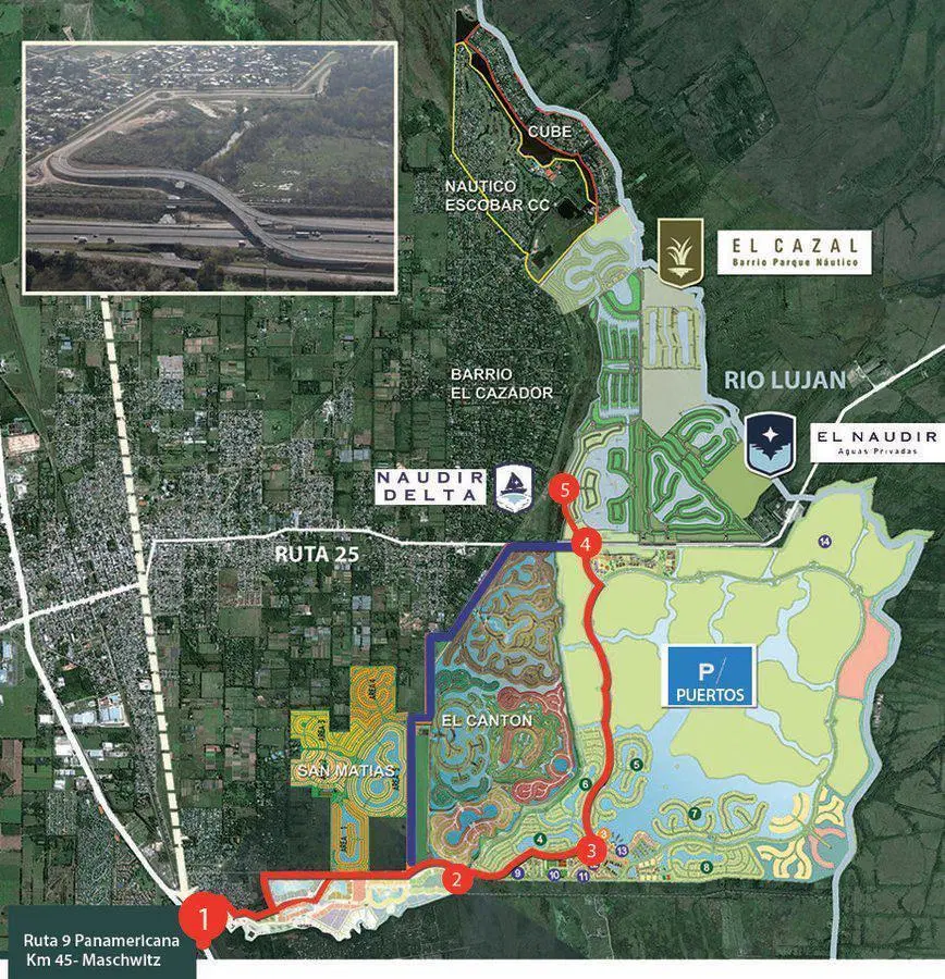 Lote en Venta en El Naudir | 900 m2 | Amarra propia | Rio 4