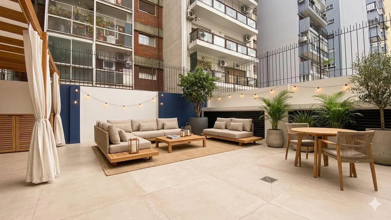 Departamento 2 ambientes Patio/Apto Credito - Recoleta 5