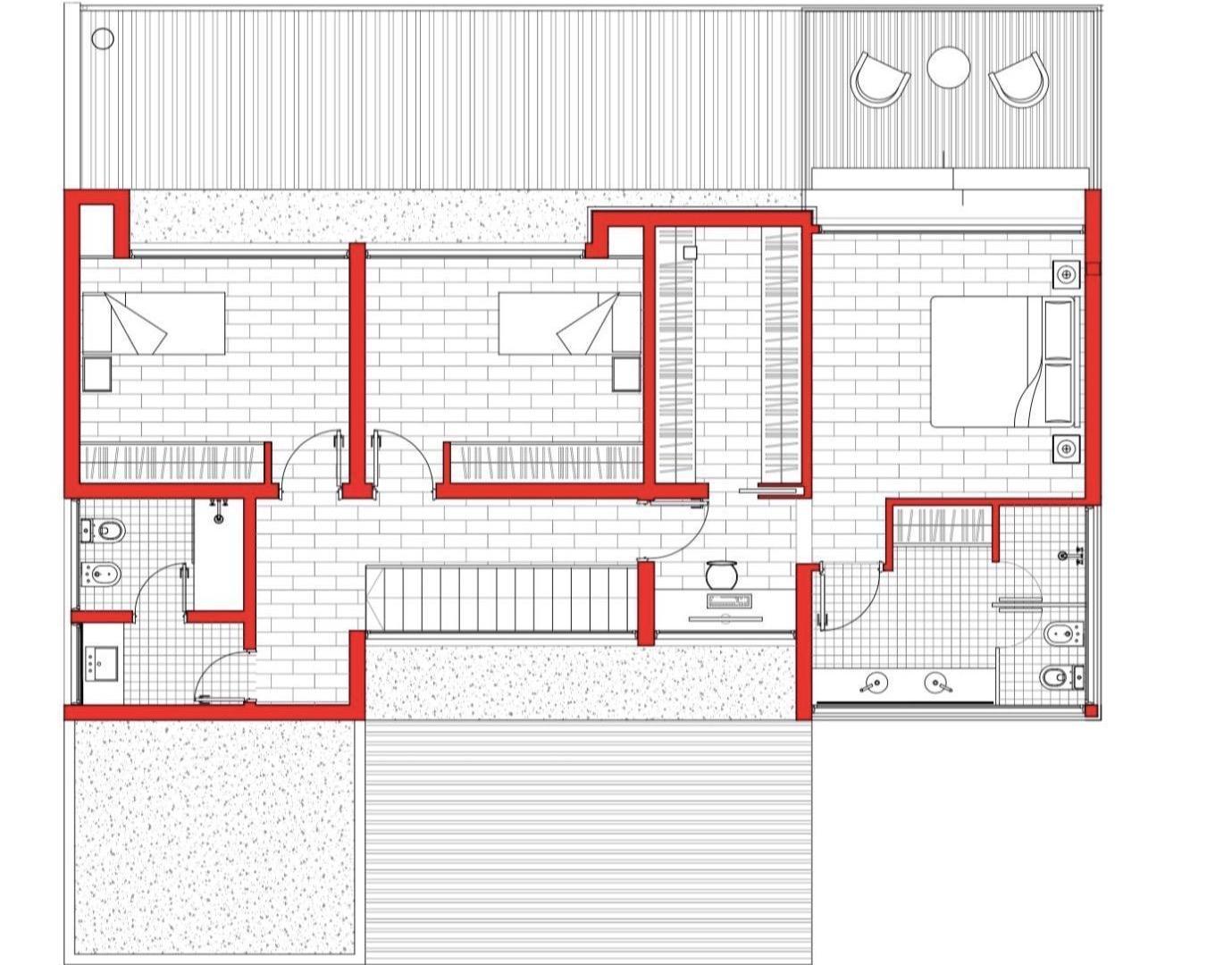Foto de Casa moderna al agua con pileta y 3 dormitorios en Los Castores, imagen 4