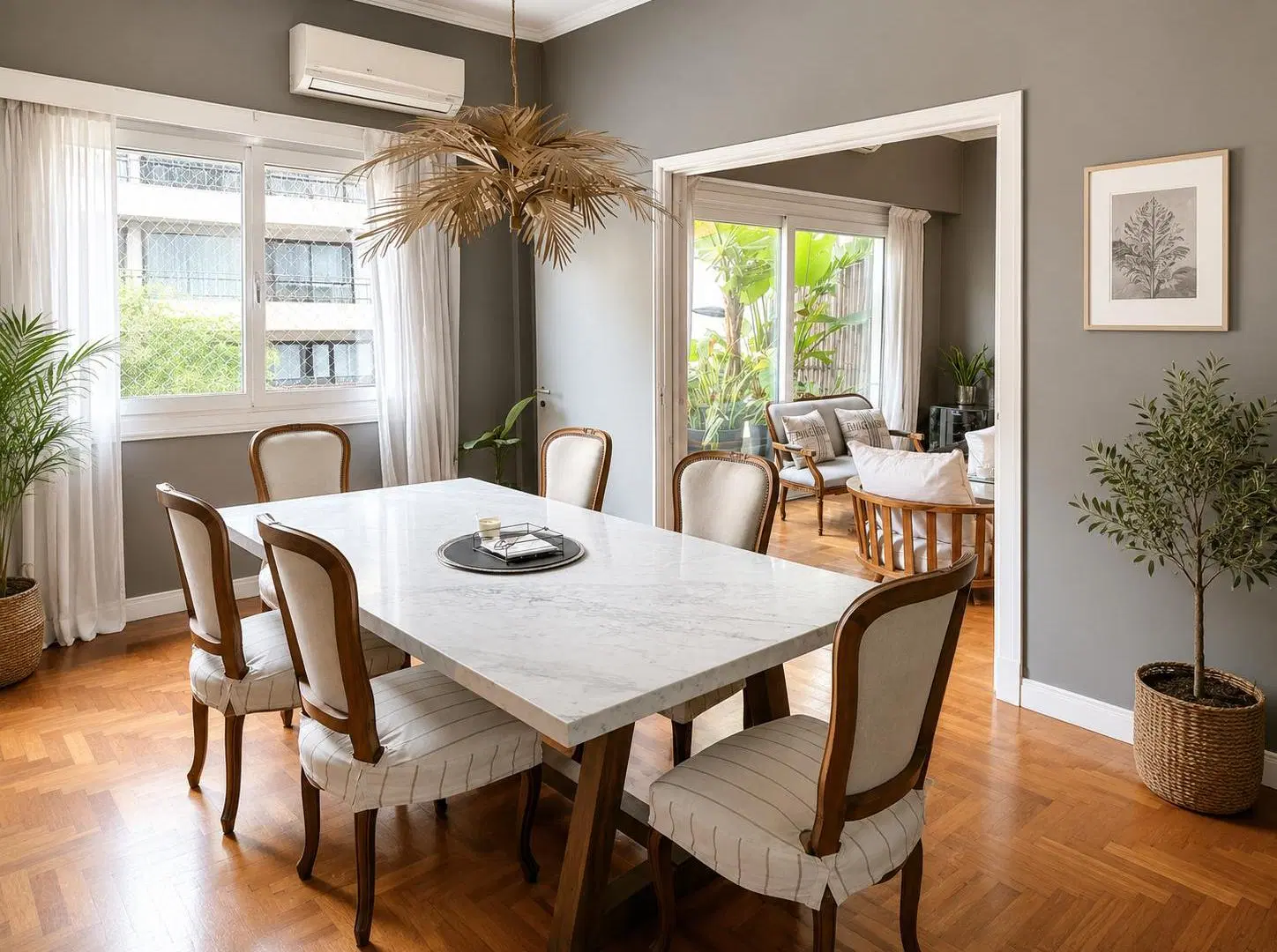 Departamento impecable 110 m2, 3 ambientes en Recoleta, Austria y Av. Santa Fe 5