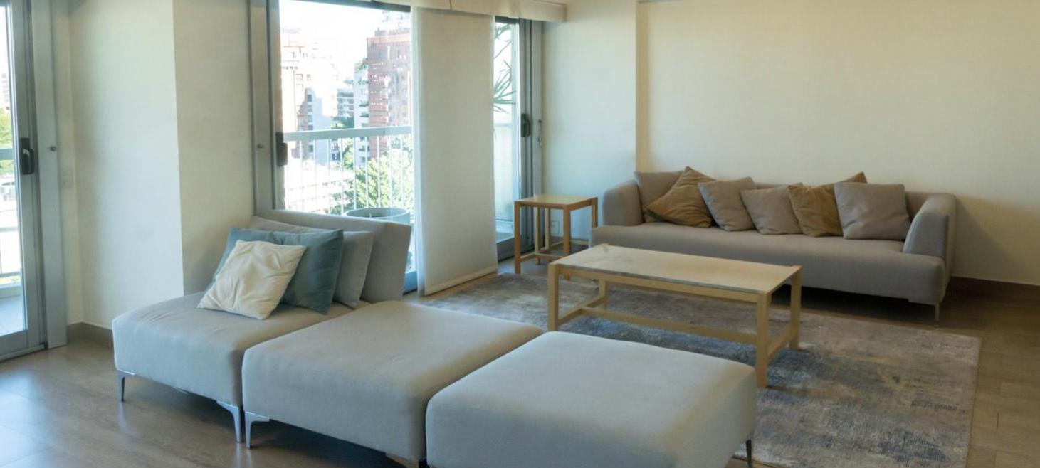 Alquiler departamento 3 ambientes seguridad 24 hs, 2 cocheras, amoblado, Belgrano