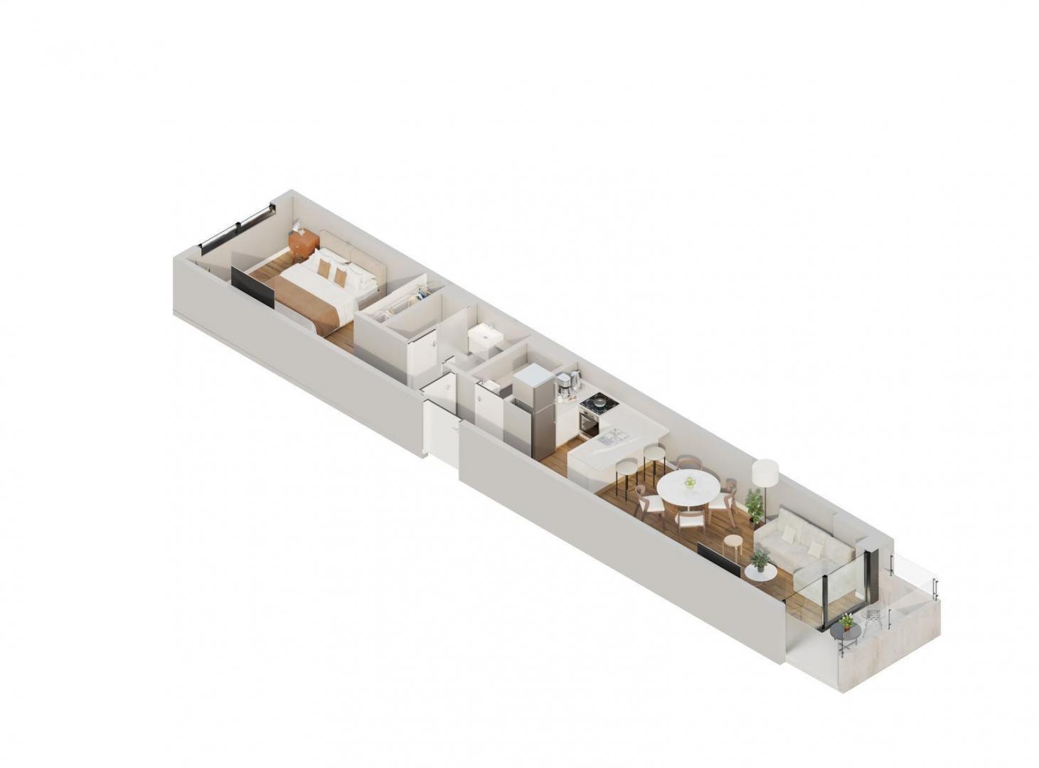 Foto de Venta Departamento 2 ambiente con balcón y amenities en Colegiales, imagen 5