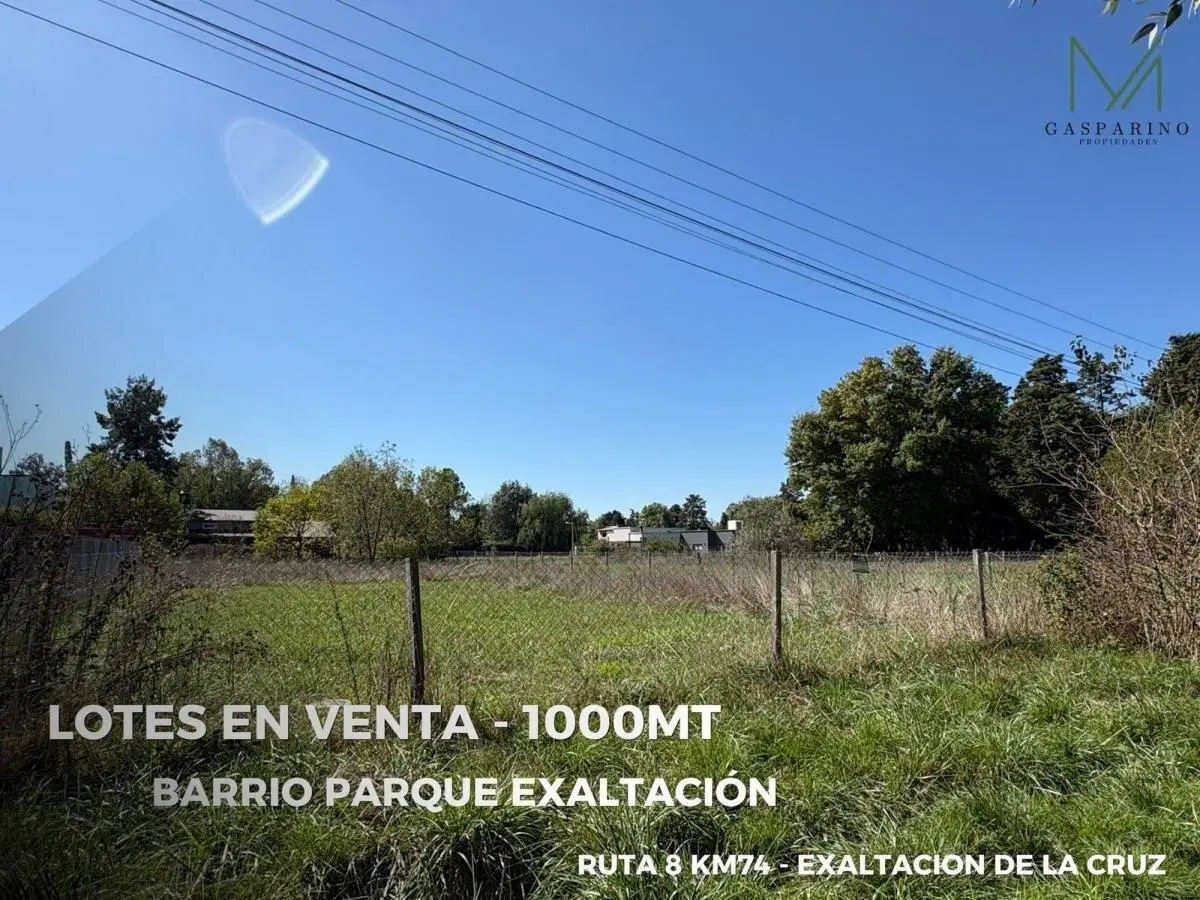 Lotes en Venta Barrio Parque Exaltación. Excelente Ubicación y Entorno 5