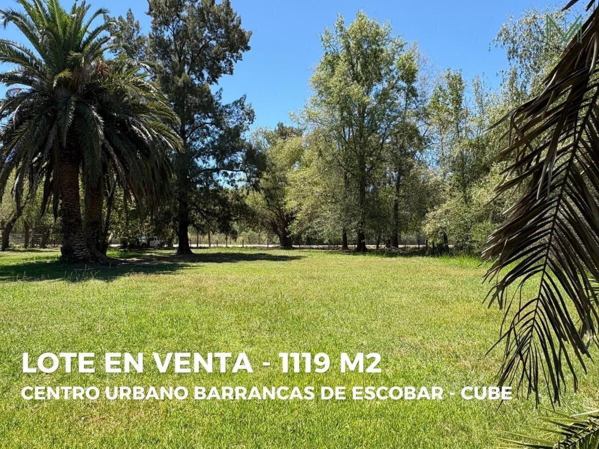 Lote en Venta Cube Escobar 1119 m². Opción de Sumar Lote Contiguo.