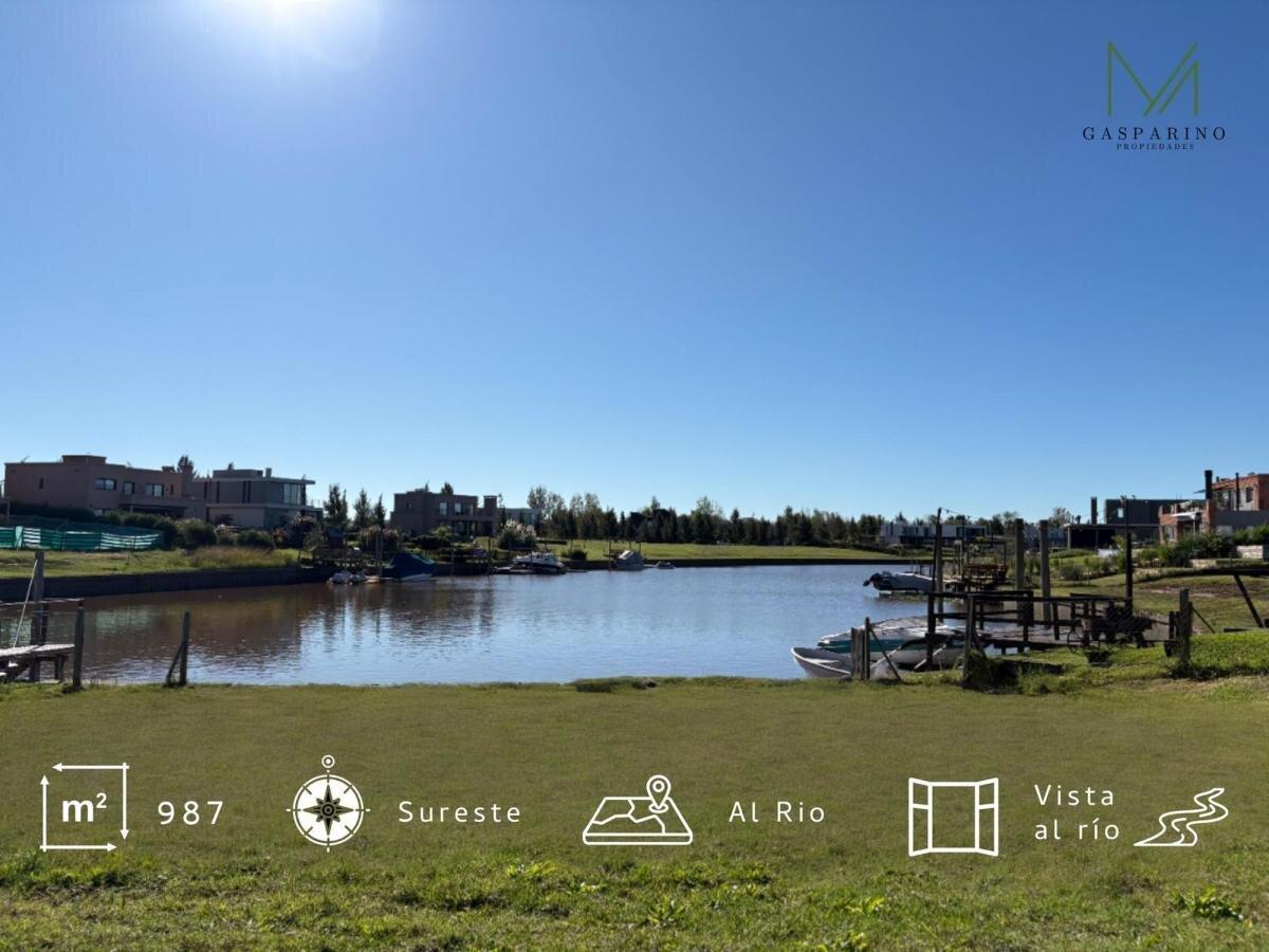 Lote en Venta con Salida Al Río 987 m² Naudir Aguas Privadas. Escobar