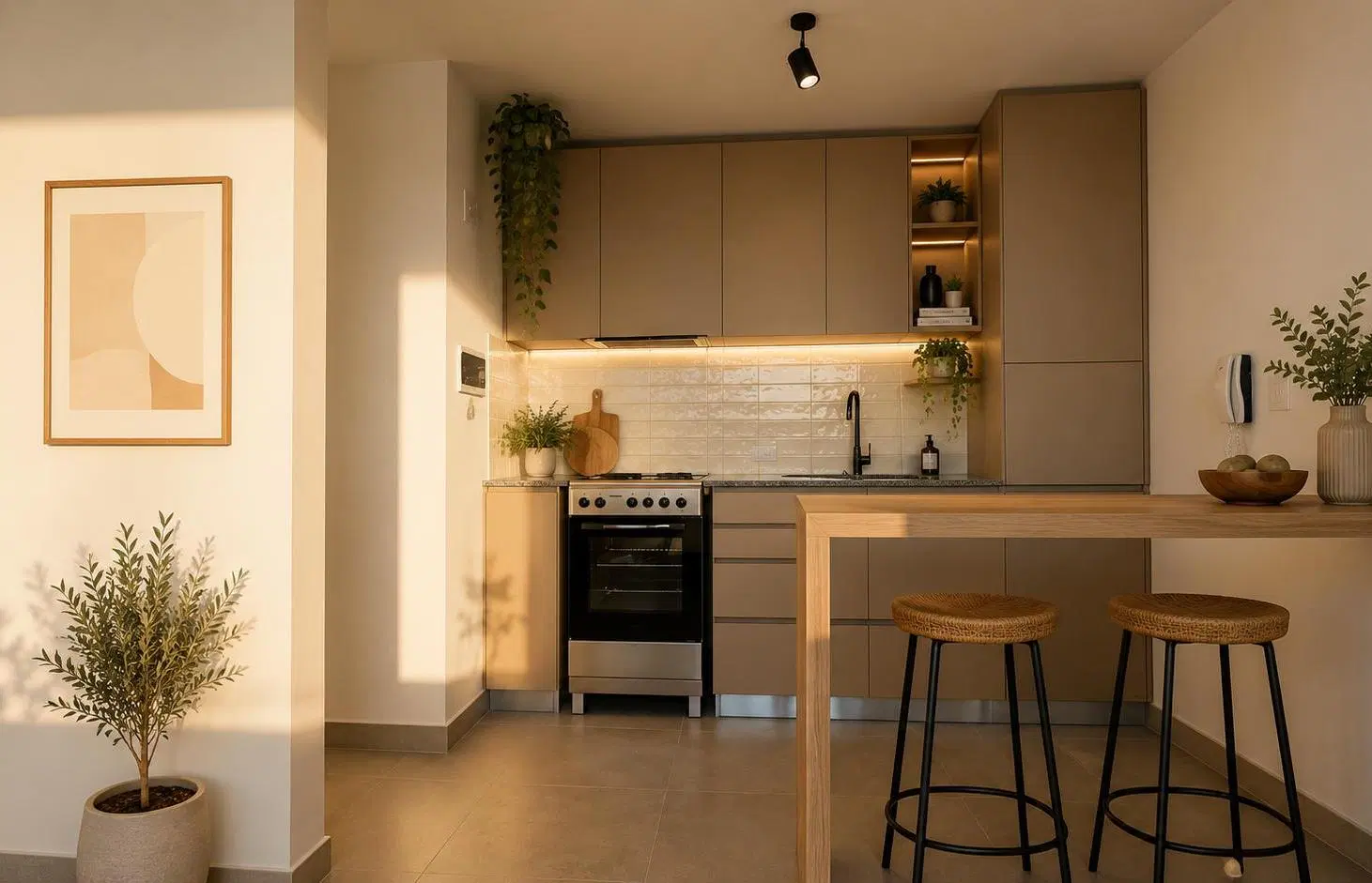 Venta departamento monoambiente en Villa del Parque con balcon terraza 1