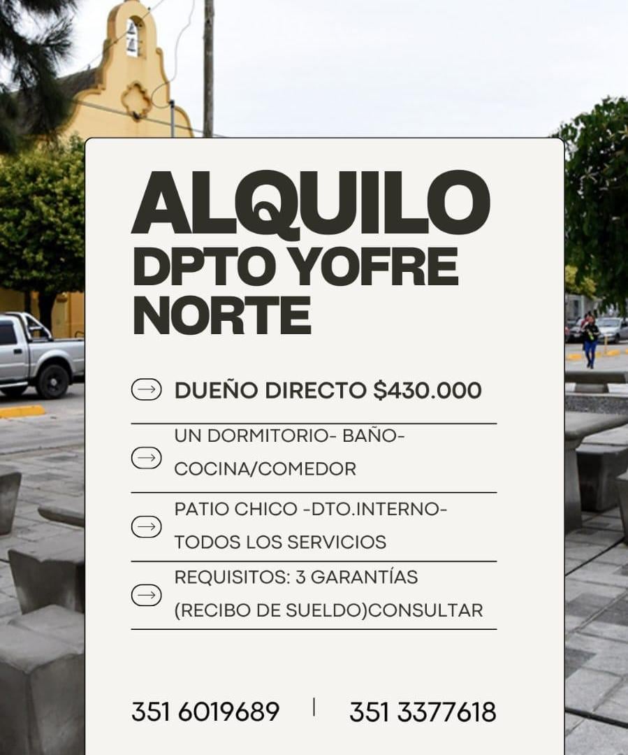 Foto de Alquila dueño departamento en yofre norte, imagen 5