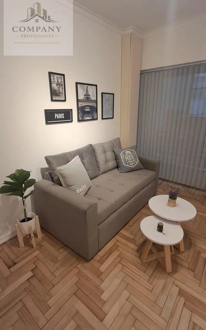 Departamento en venta 2 ambientes con balcon y patio. 4