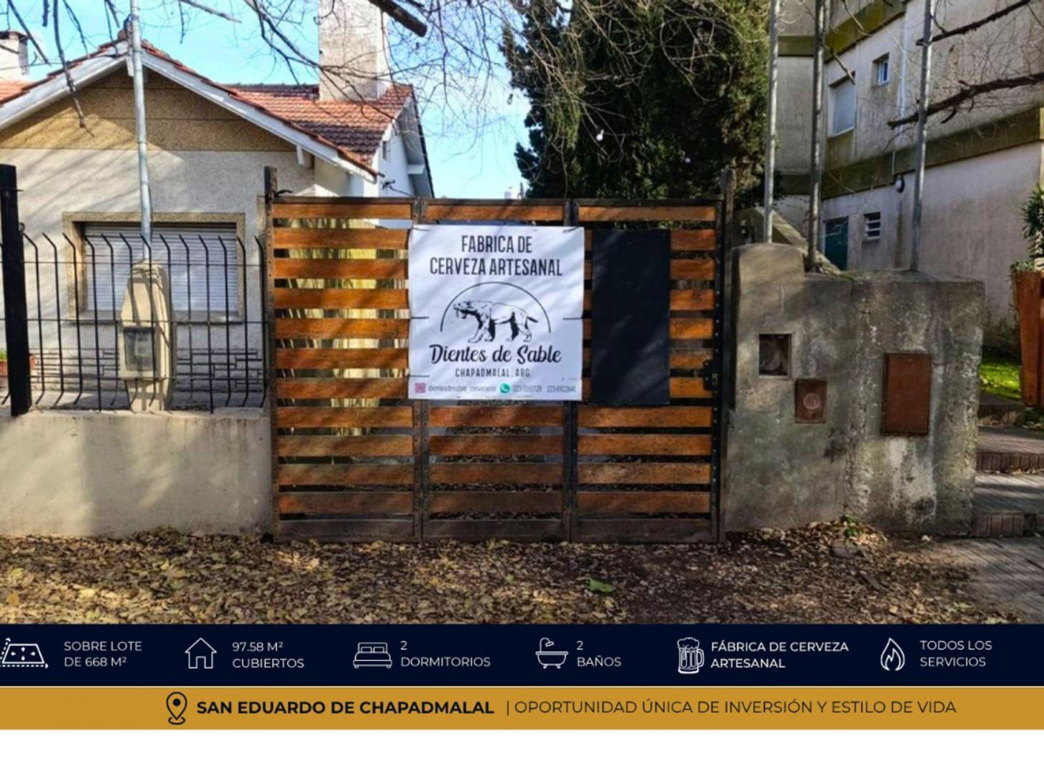 EN VENTA CASA + FABRICA DE CERVEZA EN CHAPADMALAL