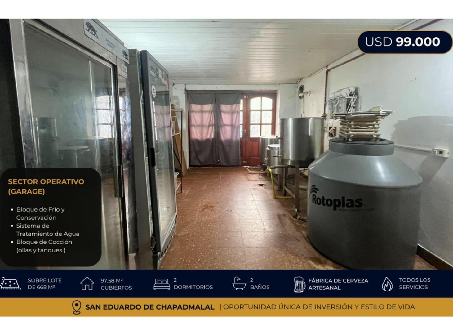 Foto de EN VENTA CASA + FABRICA DE CERVEZA EN CHAPADMALAL, imagen 3