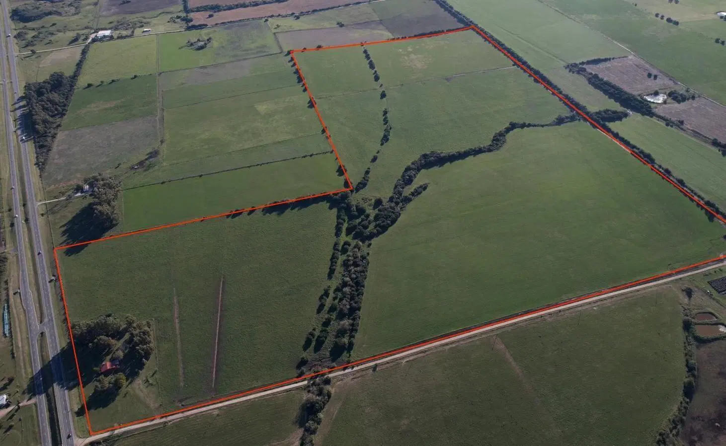 Campo con frente a Ruta 1, Colonia 5