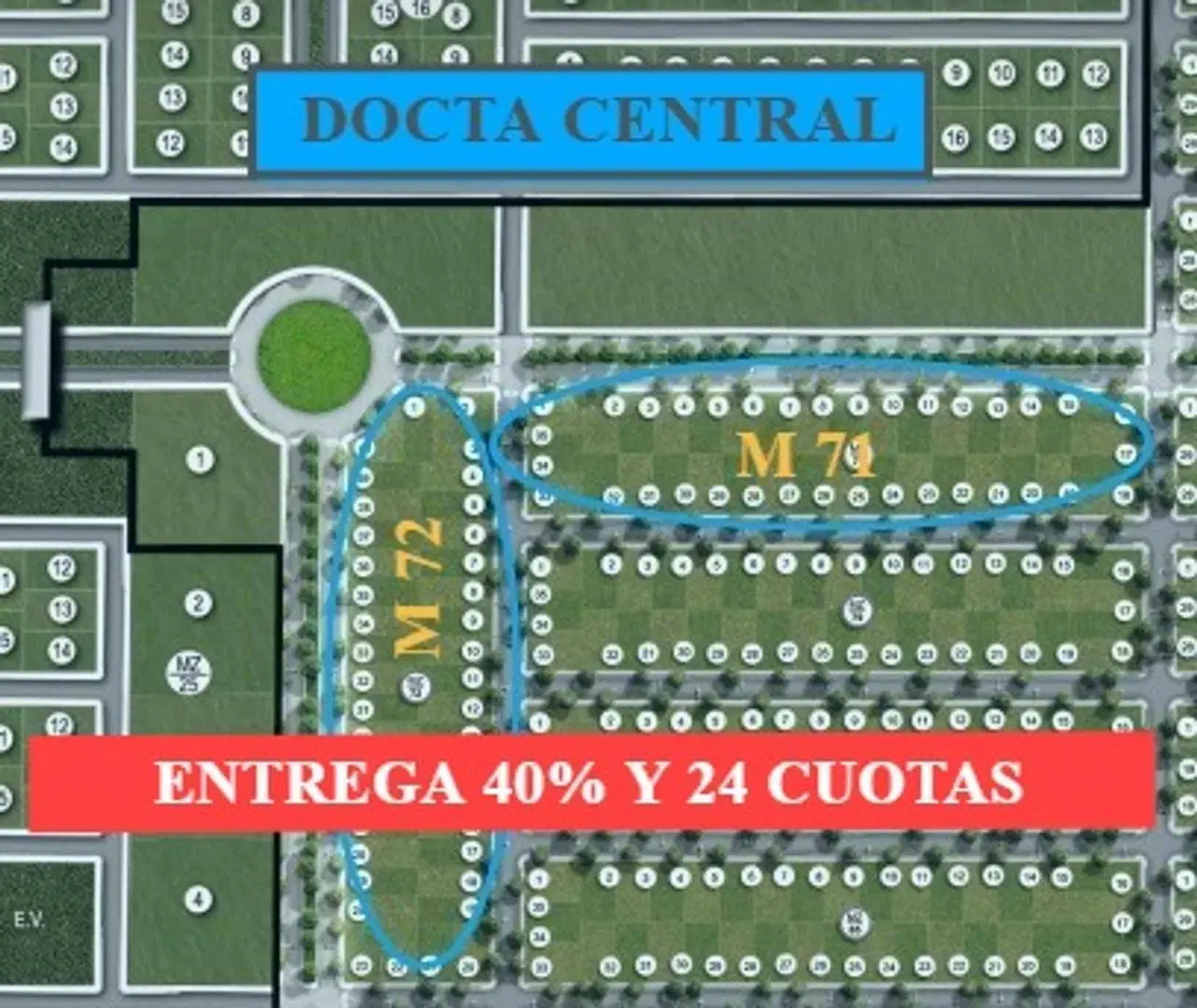 Entrega 40% y financiación propia - DOCTA CENTRAL 2