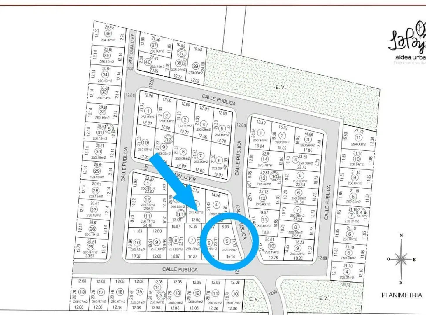 ESQUINA - APTO DUPLEX - LA PAYA 2 - Lotes de 259m² 1