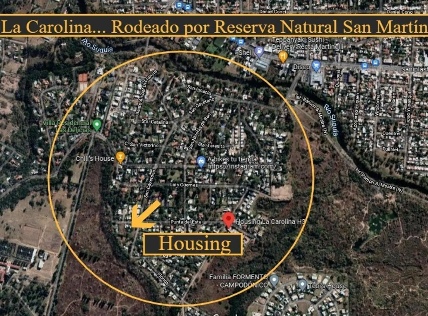 LA CAROLINA - HOUSING DE 4 CASAS DE 3 dorm 3 Baños 3