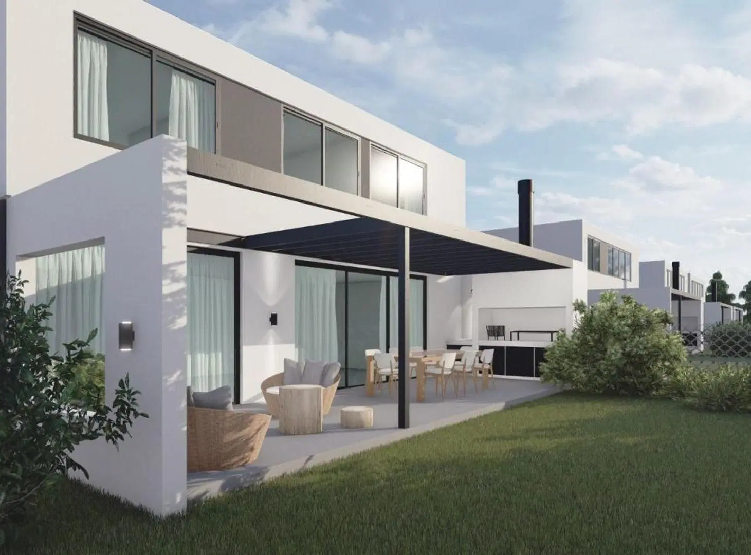 LA CAROLINA - HOUSING DE 4 CASAS DE 3 dorm 3 Baños 2