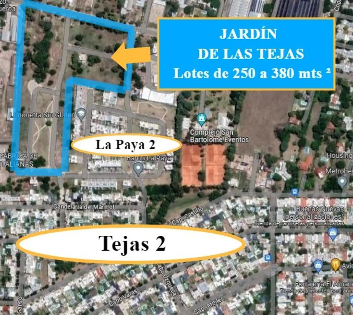JARDÍN DE LAS TEJAS - Lotes desde 250 a 380mts² 3