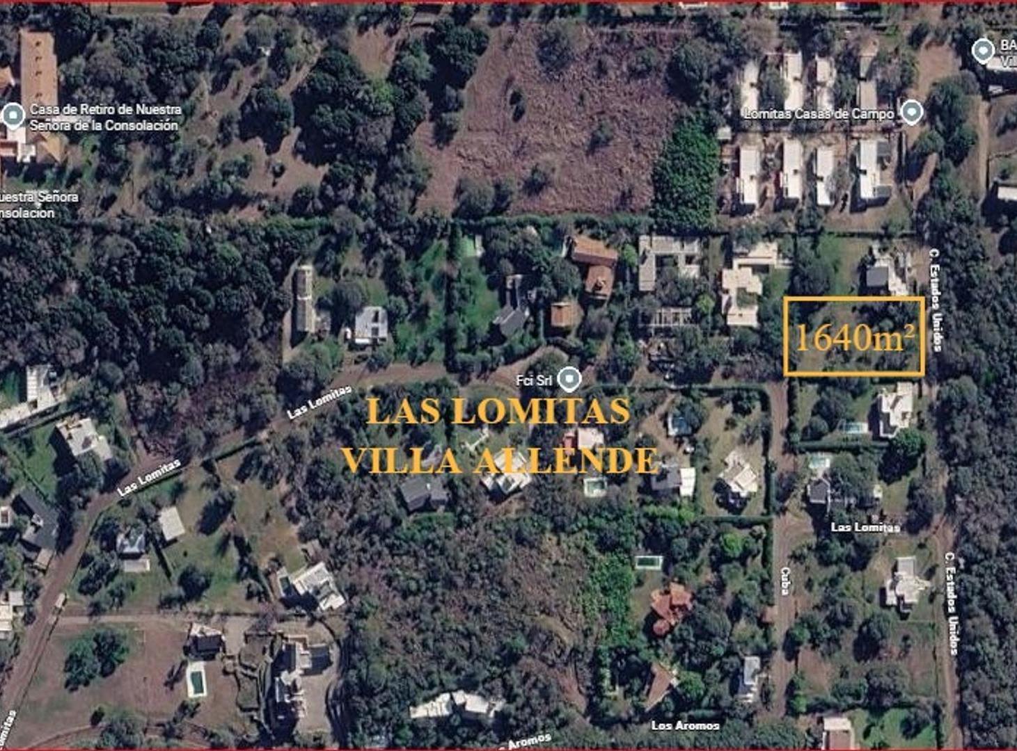 Foto de Lote 1640m² con árboles - Las Lomitas - Va Allende, imagen 2