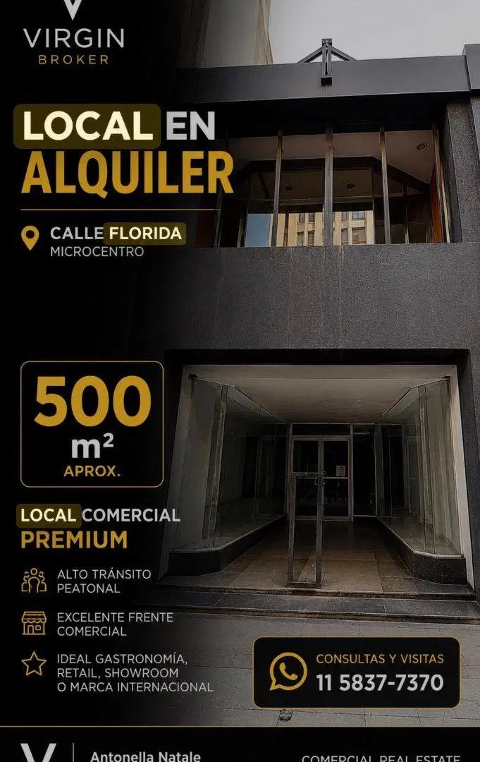 ALQUILER LOCAL CALLE FLORIDA 5