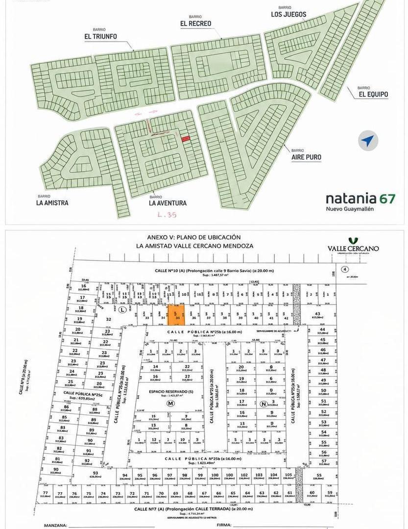 Foto de Vendo Terreno 215 m2 Barrio Natania 44 La Amistad, imagen 5